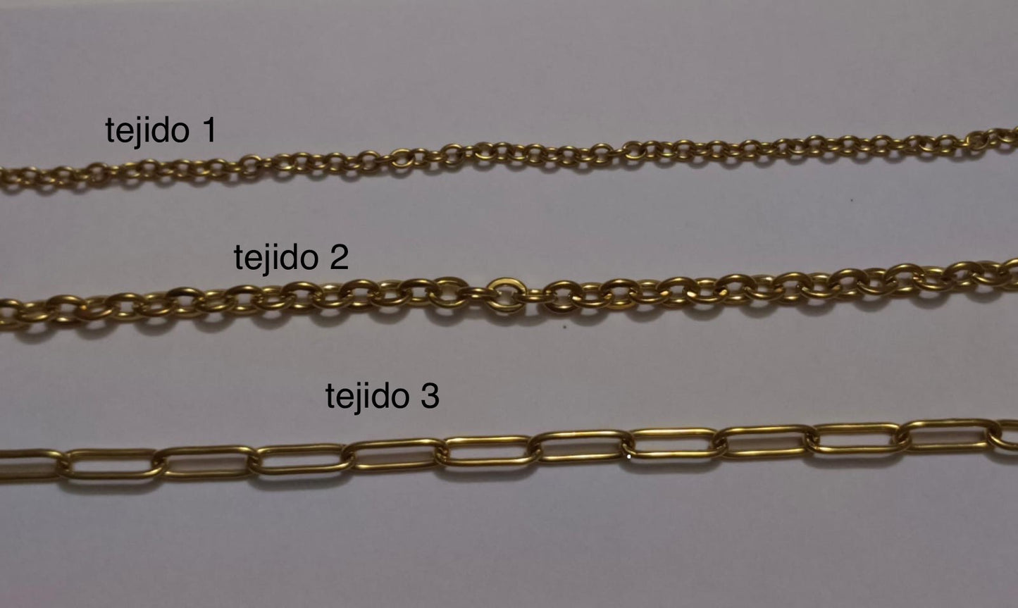 DOS pulseras de iniciales personalizadas
