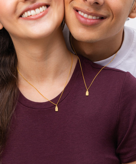 Collar de inicial personalizada