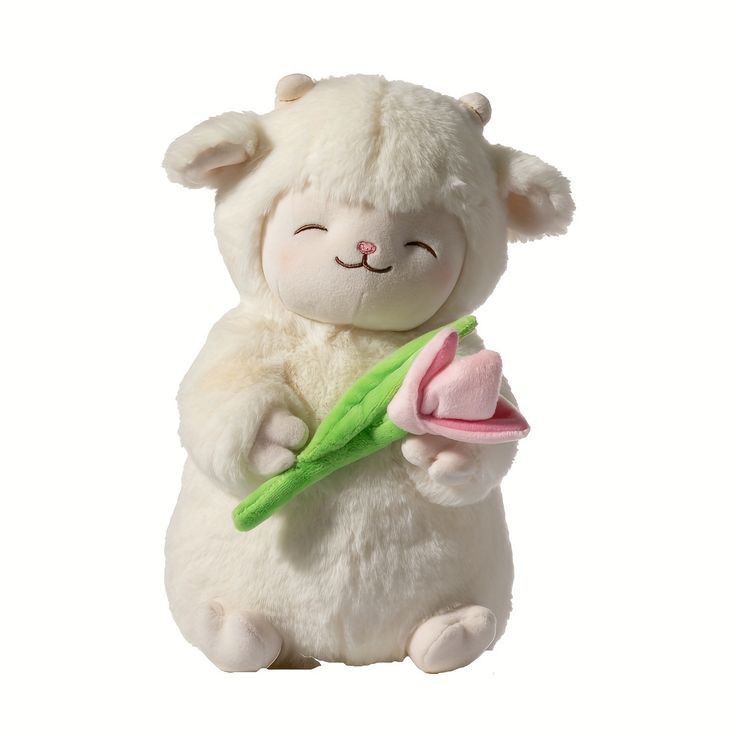 Peluche corderito tulipán