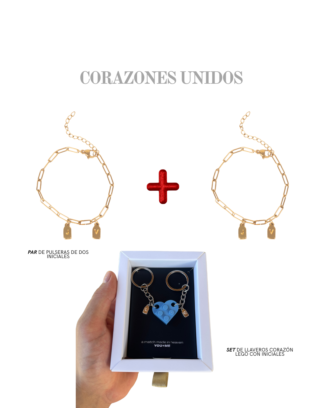 COMBO: corazones unidos